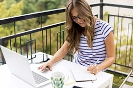 Woman making questions for her LASIK surgeon