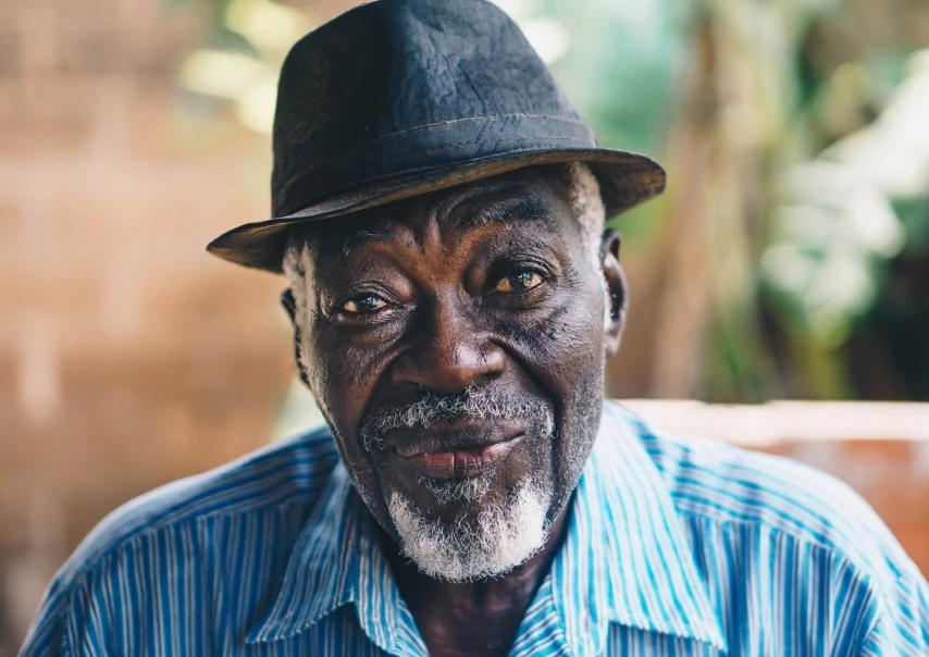 Man with vision correction problems after cataract surgery correction